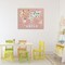 Stupell Industries Kid's Map Of World Pink Canvas, design by Carla Daly
